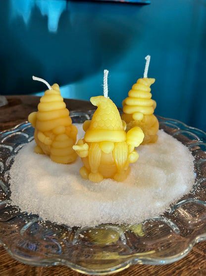 Beeswax Candles - Trios