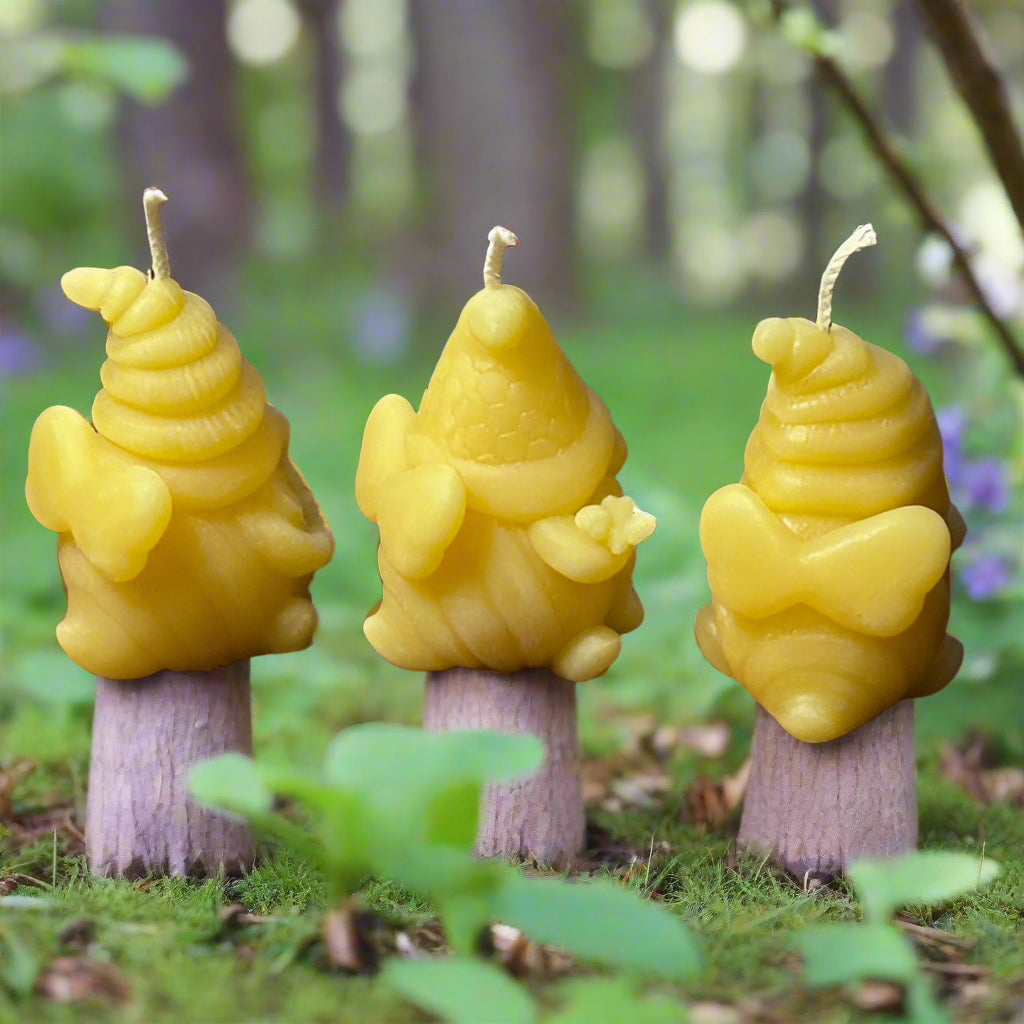 Beeswax Candles - Trios
